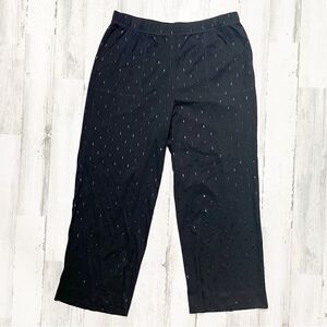 ST. JOHN Studded Accents Sweatpants